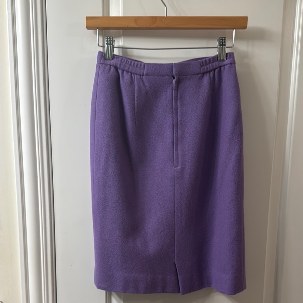 Vintage Women's Two Piece Set Purple Jacket and Skirt Size XS - Picture 10 of 12
